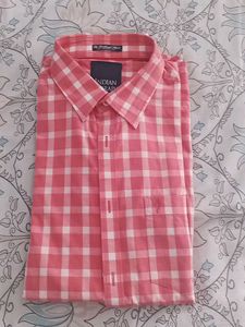Indian Terrain Pink Checkered Shirt