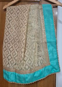 Elegant Teal Embroidered Kurta Suit