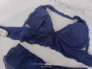 Navy Blue Lingerie Set