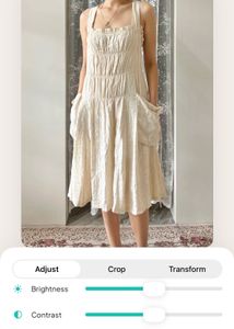 beige casual dress