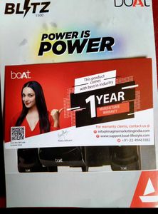 BOAT BLITZ 1500 2.1 BLUETOOTH SPEAKER