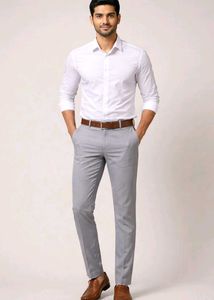 Stylish Grey Chinos - Comfortable & Versatile