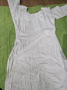 White Kurta Set