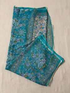 🆕Beautiful Floral Print Saree- Unused