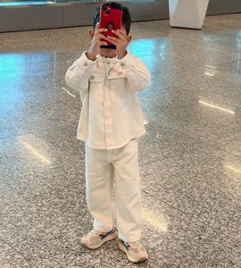 Cream Colored sneakers for boy