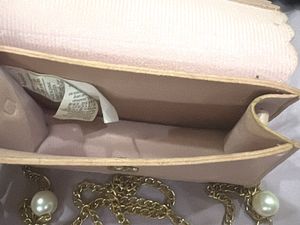 Elegant Pearl Chain Clutch Bag