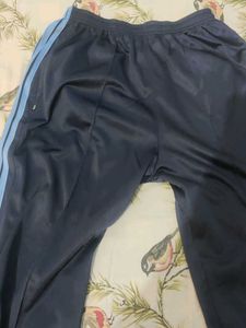 Men's Navy Track Pants with Stripes