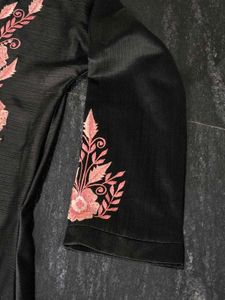 Embroidered Abaya with Hijab