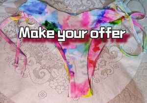 Vibrant Tie-Dye Bikini Bottoms