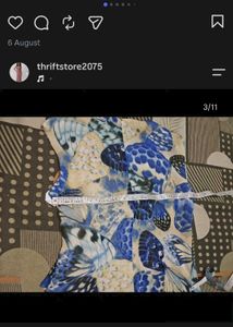 Butterfly Print Midi Dress