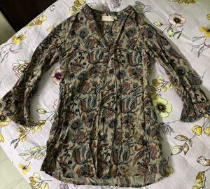 Boho Floral Print Kurta