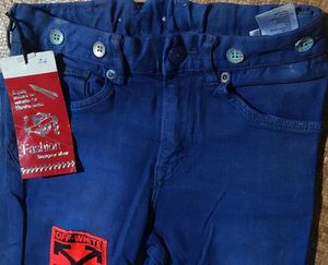 Blue Jeans with Patches
