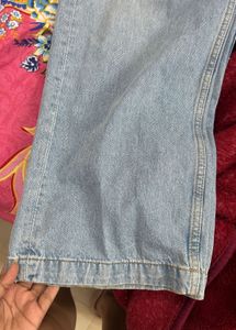 Light Wash Cargo Jeans