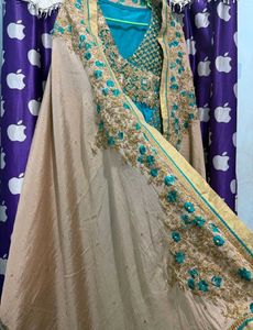 2 in1 gown cum full suit set