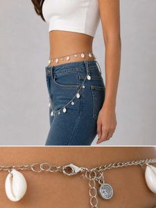 Seashell &amp; Crystal Waist Chain
