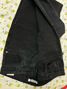 Classic Grey black Denim Jeans