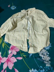 Chic Striped Button-Up Shirt