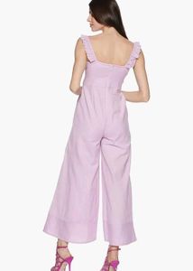 Lavender Jumpsuit with Tie Straps