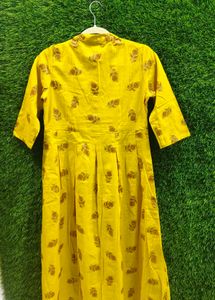 Yellow Printed dress