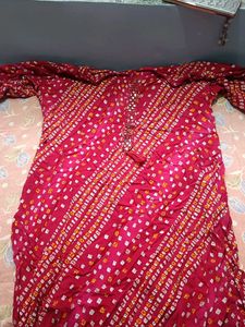 Vibrant Bandhani Print Kurta