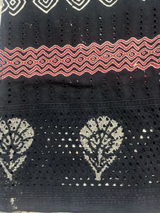 Stylish Black Palazzos with Unique Print