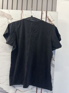Black Casual T-shirt, Bust- 34