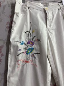 White Flare Jeans
