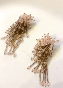 Chic Beaded Tassel Earrings
