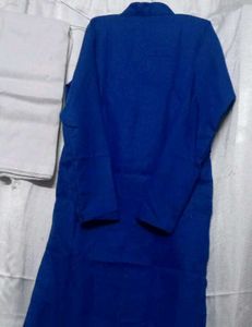 Royal Blue Kurta with White bottom