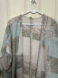 Patchwork Print Lightweight Jacket