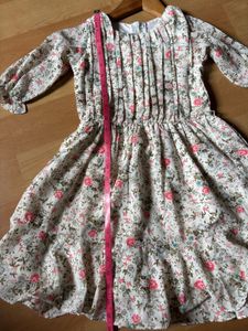 Floral Print Midi Dress for kids