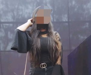 Shein Black Bell Sleeves Top