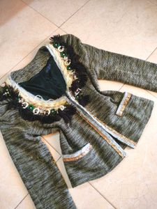 Embellished Tweed Jacket 📀🎐🎷💡💎🪙💰🪝