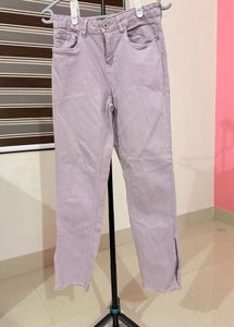 Lavender Denim Jeans