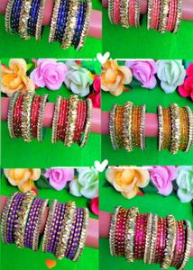 Exquisite Kundan Bangles Set