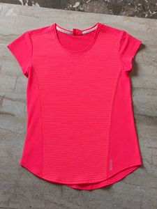 Fuchsia Pink Sports T-Shirt