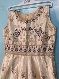 Elegant Embroidered Ethnic Gown