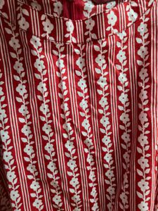 Stylish Printed Sleeveless Kurta