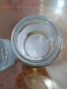 Glass Jar contener with Lid