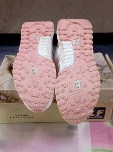 Wait and Peach Sneaker For Girls