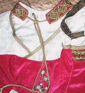 pink &amp; Gold Ethnic Gowns