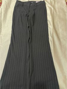 Pinstripe Flare Pants