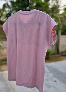 Pink Floral Print T-Shirt
