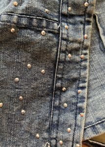Denim Jacket with Studs