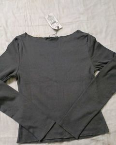 Long Sleeve Grey T-Shirt