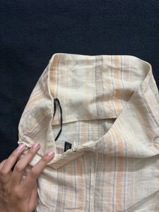 H&amp;M Stripped Bandeau Top