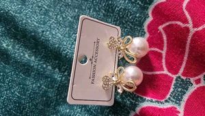 Pearl Drop Earrings ( 2 Pairs )