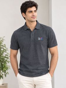 Men's Grey Polo T-Shirt