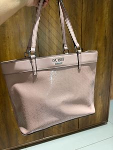 Guess Pink Tote Bag