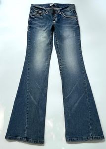 Y2K low rise bootcut jeans